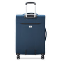 DELSEY PARIS Sky Max 2.0, 2 Piece Softside Luggage Set Includes 24" Checked Luggage and a Carry on Duffel Bag, Blue