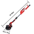 Drywall Sander 850W, Electric Drywall Sander, Electric Sander, with LED Strip Light and Vacuum Bag, Variable Speed 800 1750 RPM, Foldable Sheetrock